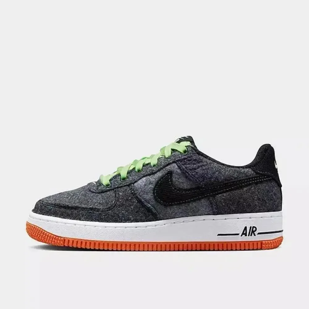 Nike Air Force 1 LV8 DZ5287-001 Sneaker Kids 7 Black Green Casual Shoes RHS5986
